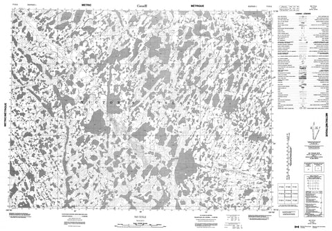 077E15 No Title Canadian topographic map, 1:50,000 scale