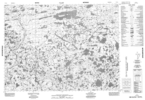 077F11 No Title Canadian topographic map, 1:50,000 scale