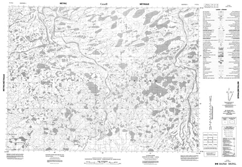 077F12 No Title Canadian topographic map, 1:50,000 scale