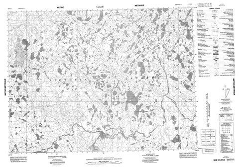 077F15 No Title Canadian topographic map, 1:50,000 scale