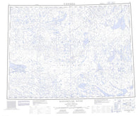 077F Kagloryuak River Canadian topographic map, 1:250,000 scale