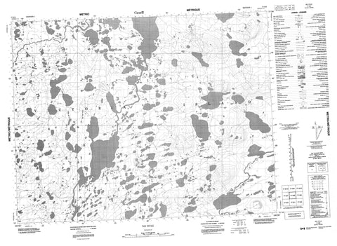 077G08 No Title Canadian topographic map, 1:50,000 scale