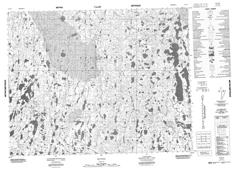 077G10 No Title Canadian topographic map, 1:50,000 scale