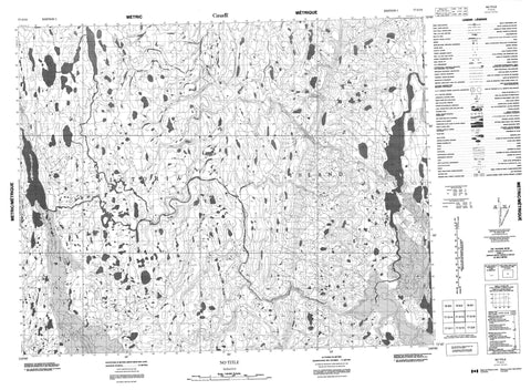 077G15 No Title Canadian topographic map, 1:50,000 scale