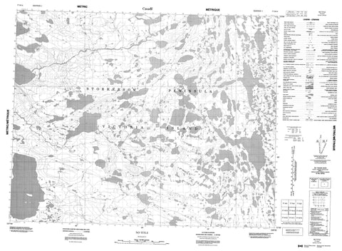 077H14 No Title Canadian topographic map, 1:50,000 scale