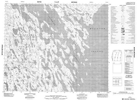 078A15 No Title Canadian topographic map, 1:50,000 scale