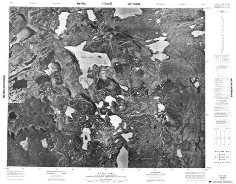 078B04 Kilian Lake Canadian topographic map, 1:50,000 scale