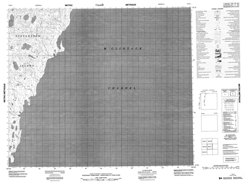 078D01 No Title Canadian topographic map, 1:50,000 scale