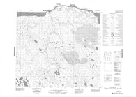 078D10 No Title Canadian topographic map, 1:50,000 scale