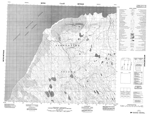 078D11 No Title Canadian topographic map, 1:50,000 scale