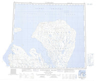 078D Stefansson Island Canadian topographic map, 1:250,000 scale