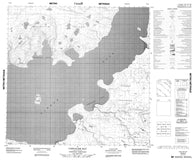 078G04 Chevalier Bay Canadian topographic map, 1:50,000 scale