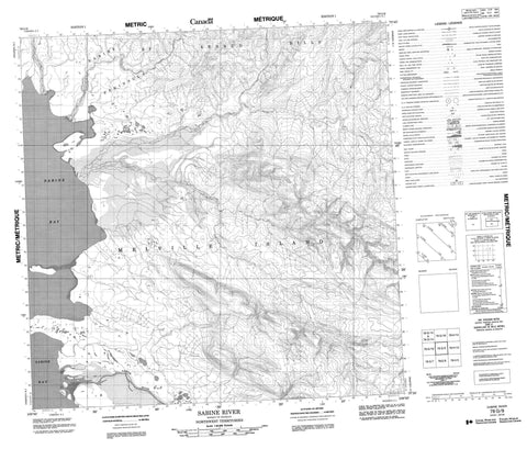 078G09 Sabine River Canadian topographic map, 1:50,000 scale