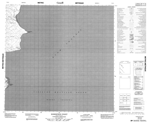 078H02 Robertson Point Canadian topographic map, 1:50,000 scale