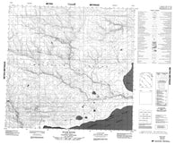 078H03 Byam River Canadian topographic map, 1:50,000 scale