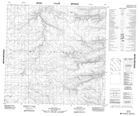 078H06 No Title Canadian topographic map, 1:50,000 scale