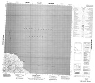 079A04 Maori Point Canadian topographic map, 1:50,000 scale