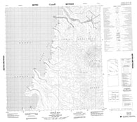 079B10 Hoyle Bay Canadian topographic map, 1:50,000 scale