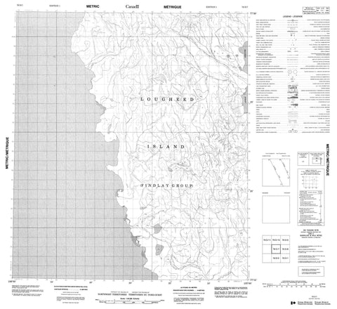 079D07 No Title Canadian topographic map, 1:50,000 scale