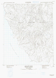 079E08 Mocklin Point Canadian topographic map, 1:50,000 scale