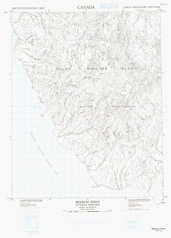 079E08 Mocklin Point Canadian topographic map, 1:50,000 scale