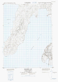 079E16 Reindeer Cape Canadian topographic map, 1:50,000 scale