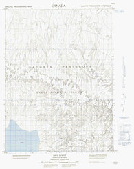 079H01 Lily Point Canadian topographic map, 1:50,000 scale