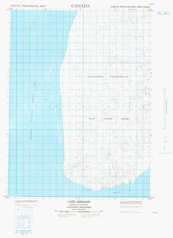 079H02 Cape Germain Canadian topographic map, 1:50,000 scale