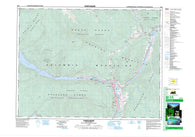 082F05 Castlegar Canadian topographic map, 1:50,000 scale