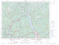 082F Nelson Canadian topographic map, 1:250,000 scale