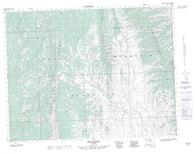 082G16 Maycroft Canadian topographic map, 1:50,000 scale