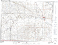 082H01 Milk River Canadian topographic map, 1:50,000 scale