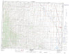 082H13 Granum Canadian topographic map, 1:50,000 scale