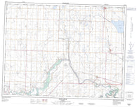 082H14 Monarch Canadian topographic map, 1:50,000 scale