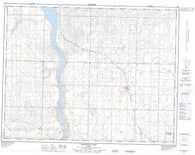 082I07 Mcgregor Lake Canadian topographic map, 1:50,000 scale