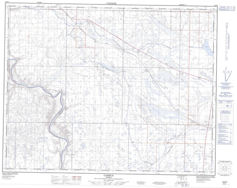 082I09 Cassils Canadian topographic map, 1:50,000 scale