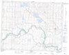 082I14 Gleichen Canadian topographic map, 1:50,000 scale