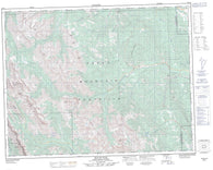 082J10 Mount Rae Canadian topographic map, 1:50,000 scale