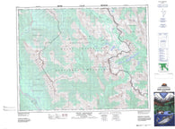 082J13 Mount Assiniboine Canadian topographic map, 1:50,000 scale