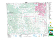 082J16 Priddis Canadian topographic map, 1:50,000 scale