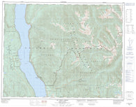 082K05 St Leon Creek Canadian topographic map, 1:50,000 scale