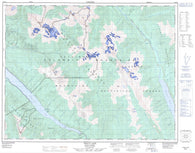 082K11 Trout Lake Canadian topographic map, 1:50,000 scale