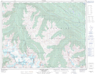 082K15 Bugaboo Creek Canadian topographic map, 1:50,000 scale