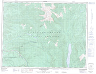 082L01 Eureka Mountain Canadian topographic map, 1:50,000 scale