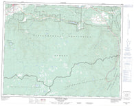 082L02 Creighton Creek Canadian topographic map, 1:50,000 scale