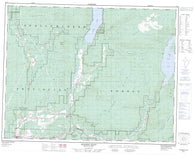 082L07 Shuswap Falls Canadian topographic map, 1:50,000 scale