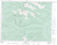 082L08 Mount Fosthall Canadian topographic map, 1:50,000 scale