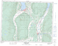 082L11 Salmon Arm Canadian topographic map, 1:50,000 scale
