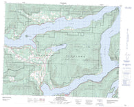 082L14 Sorrento Canadian topographic map, 1:50,000 scale