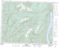 082M03 Albas Canadian topographic map, 1:50,000 scale